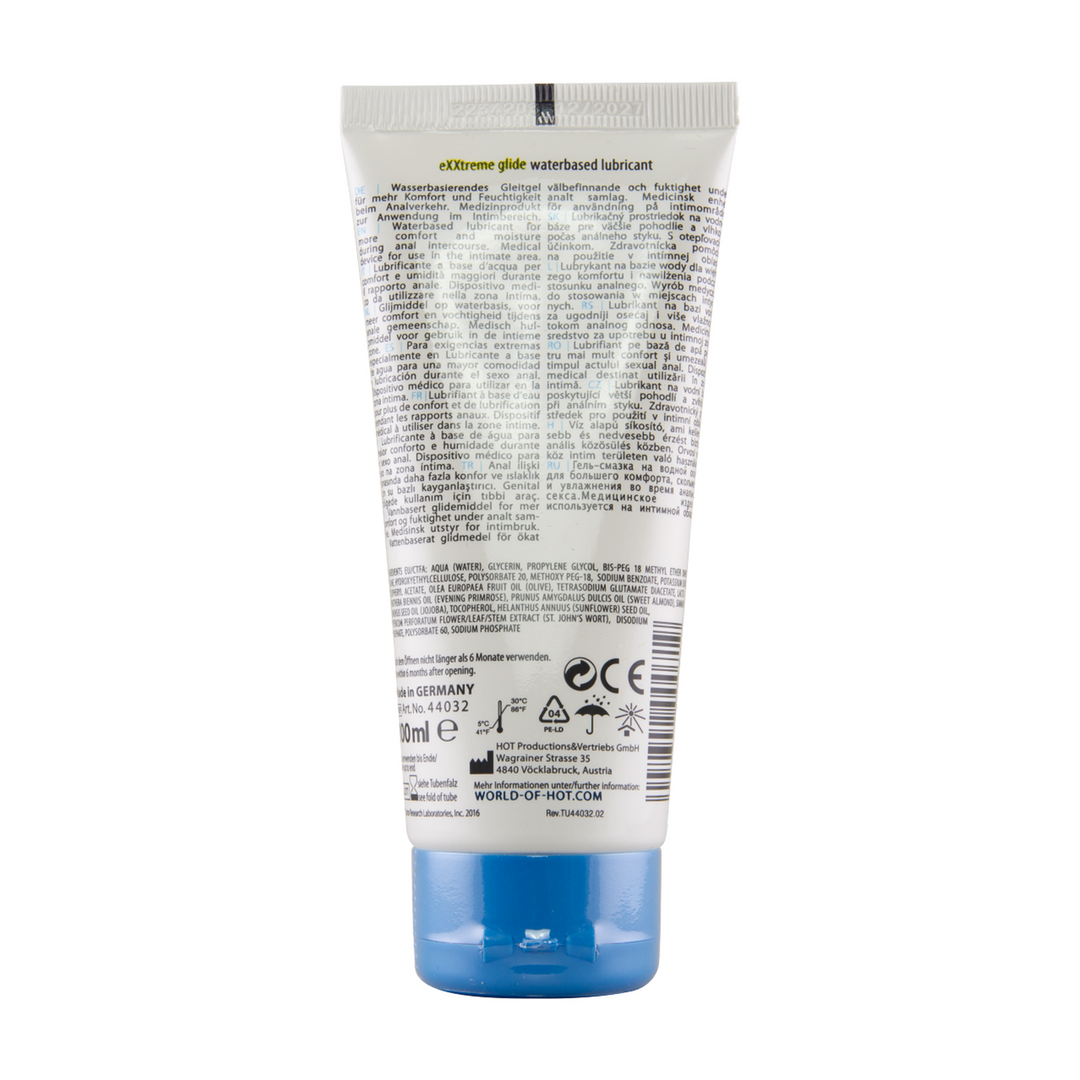 Exxtreme Glide – Waterbased Lubricant met comfort Oil – 3 fl oz / 100 ml