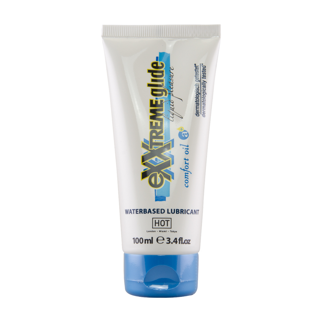 Exxtreme Glide – Waterbased Lubricant met comfort Oil – 3 fl oz / 100 ml
