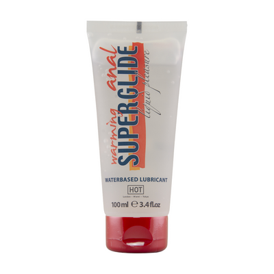 Anal Superglide Warming Liquid Pleasure - Waterbased Lubricant - 100 ml Anal Superglide Warming Liquid Pleasure - Waterbased Lubricant - 100 ml