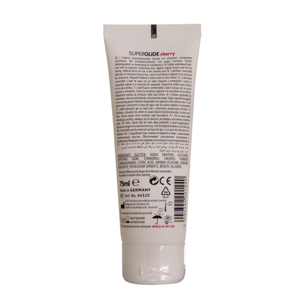 Superglide Eetbaar Waterbasis Glijmiddel – 3 fl oz / 75 ml