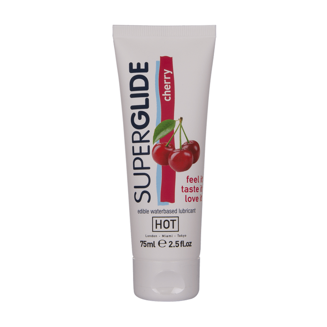 Superglide Eetbaar Waterbasis Glijmiddel – 3 fl oz / 75 ml