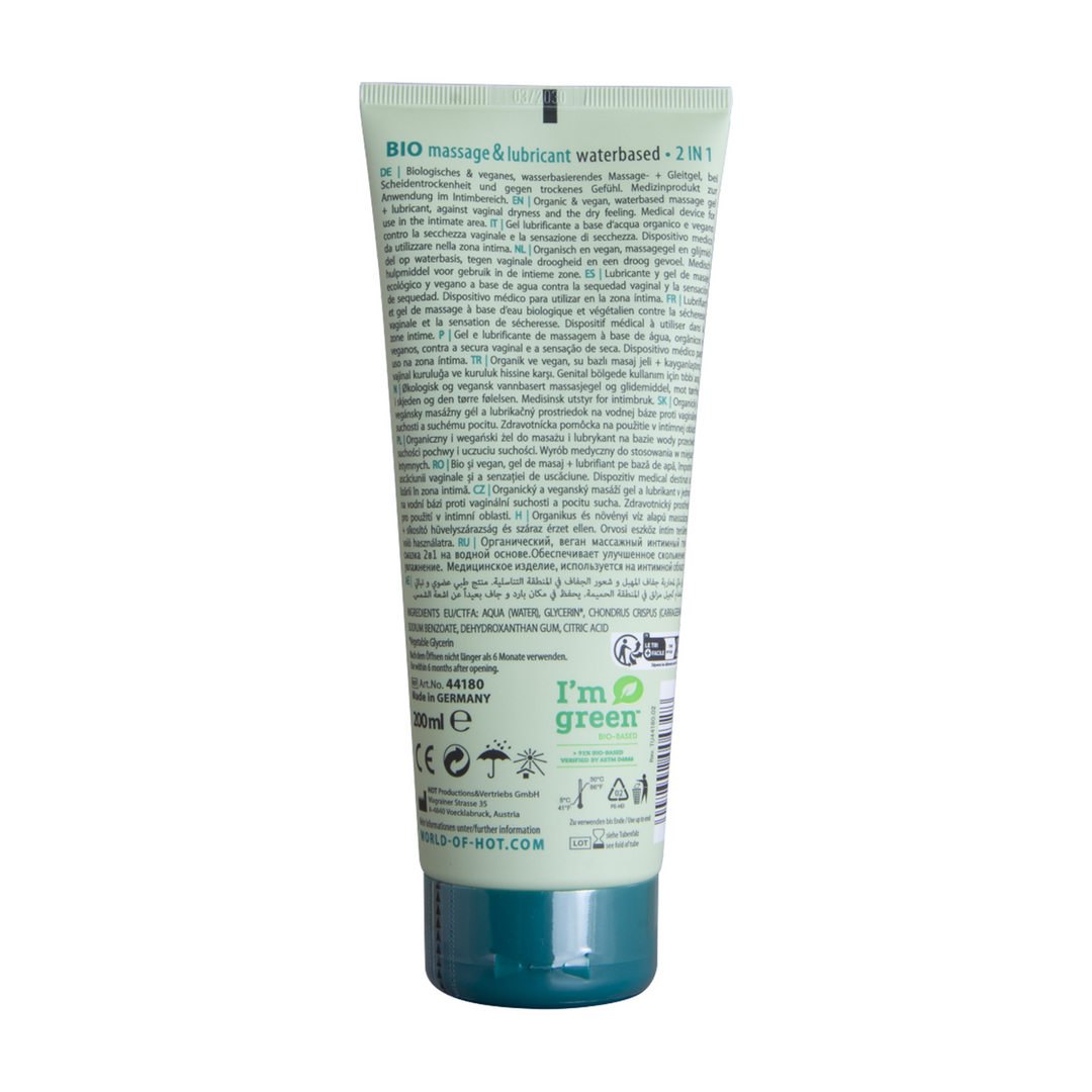2 In 1 Massage en Waterbased Lubricant – 7 fl oz / 200 ml