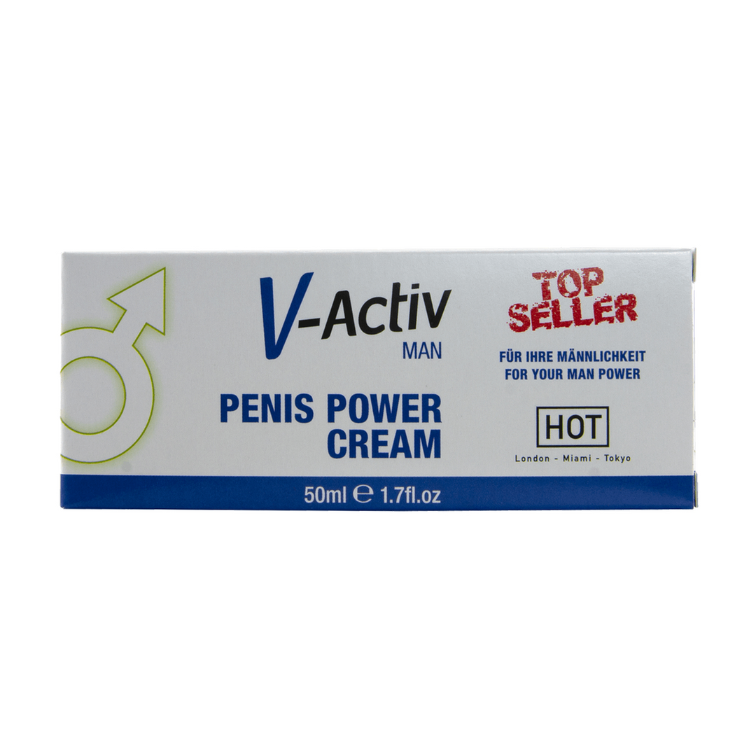 V-Activ – Penis Power Cream voor Mannen – 2 fl oz / 50 ml