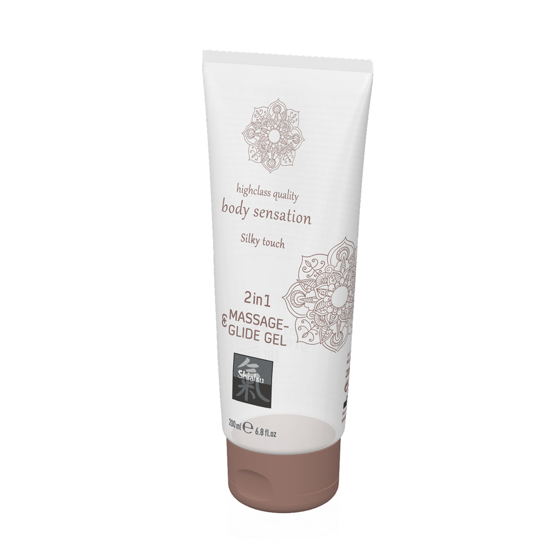 Silky Touch – 2 in 1 Massage en Glide Gel – 7 fl oz / 200 ml