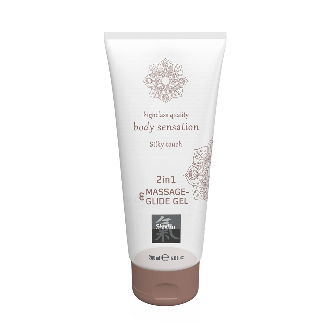Silky Touch – 2 in 1 Massage en Glide Gel – 7 fl oz / 200 ml