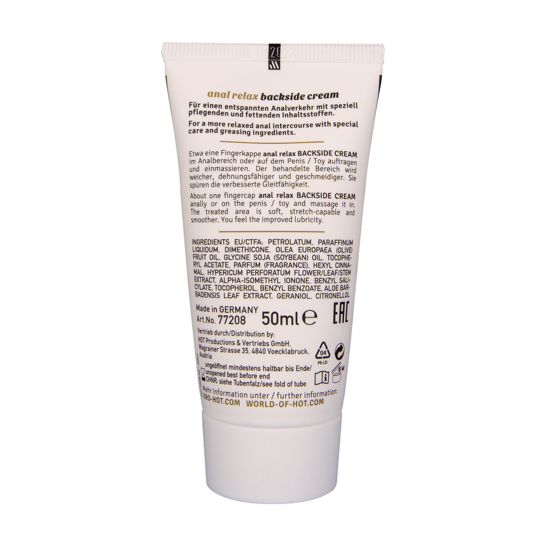 Achterkant – Anal Relax Cream – 2 fl oz / 50 ml
