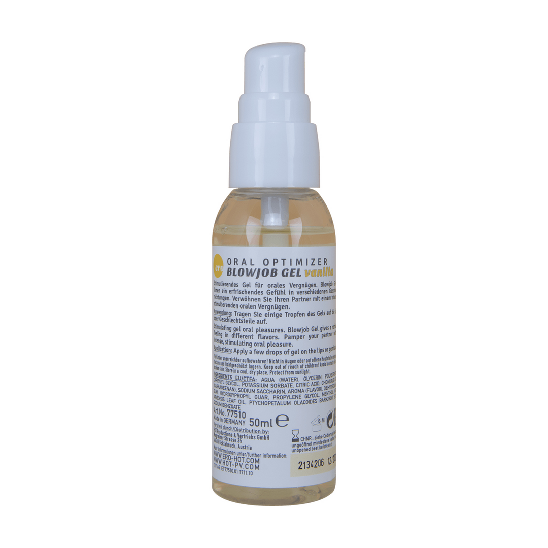 Oral Optimizer – Deepthroat Gel – Vanille – 2 fl oz / 50 ml