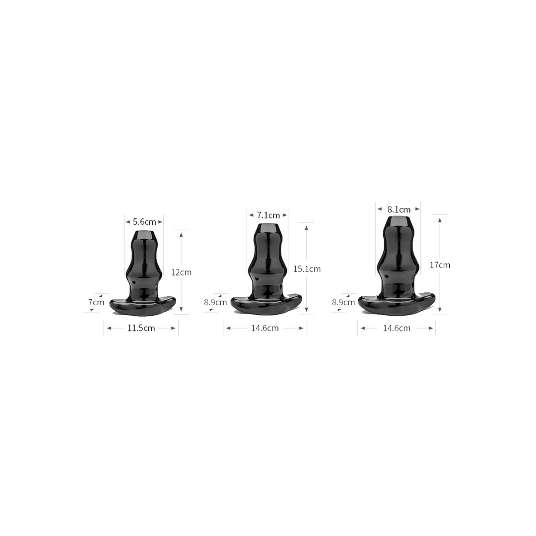 Dubbele Tunnel Plug – Holle Butt Plug – M