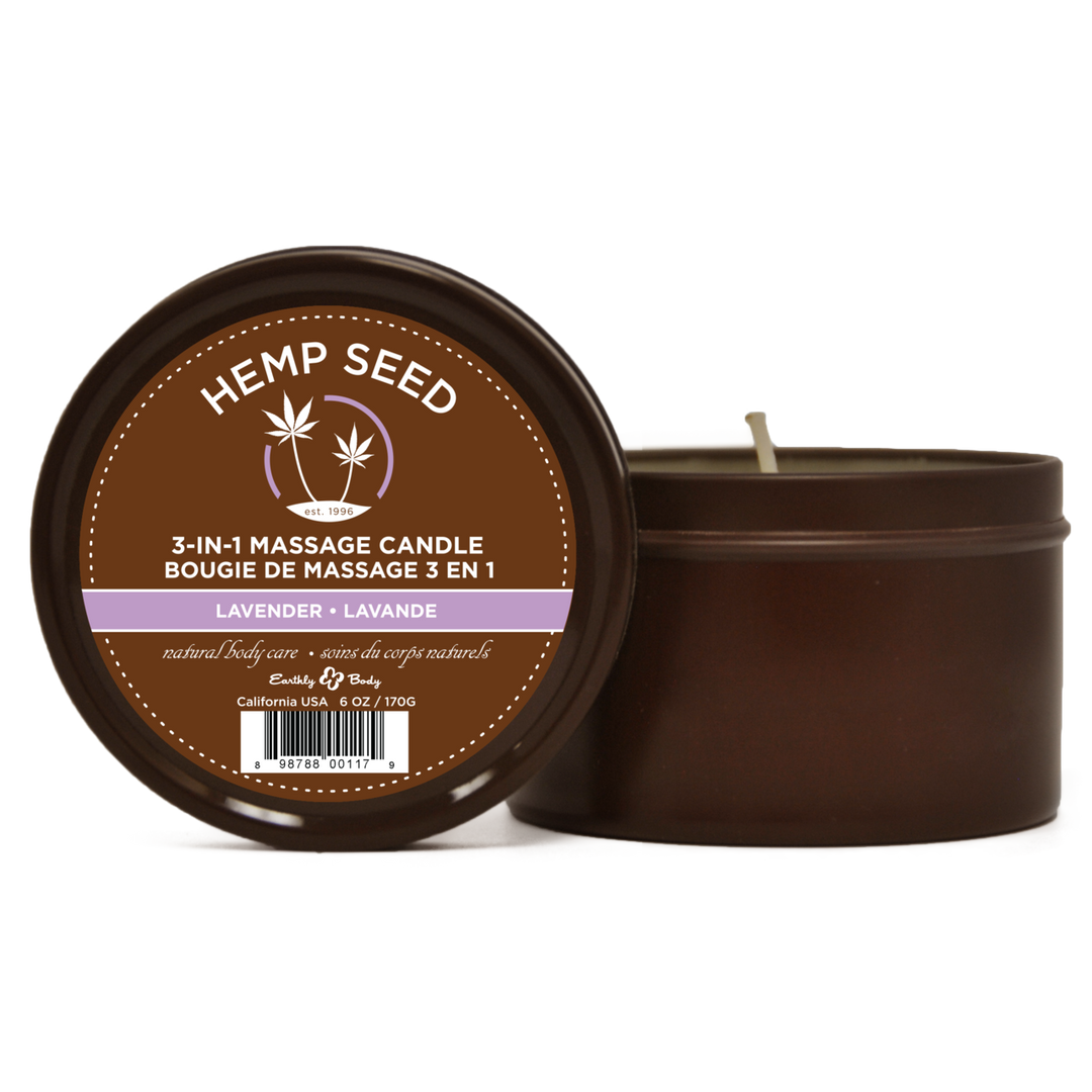 Lavendel Massagekaars – 6 oz / 170 gr