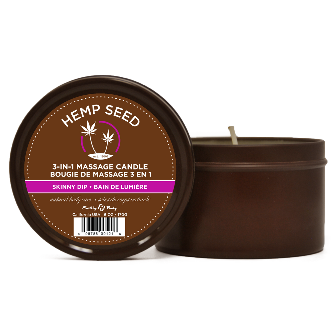 Skinny Dip Massagekaars – 6 oz / 170 gr