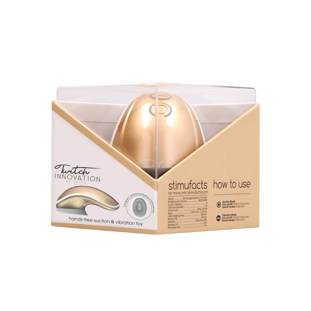 Twitch – Handsfree Zuig- en Vibratietoestel