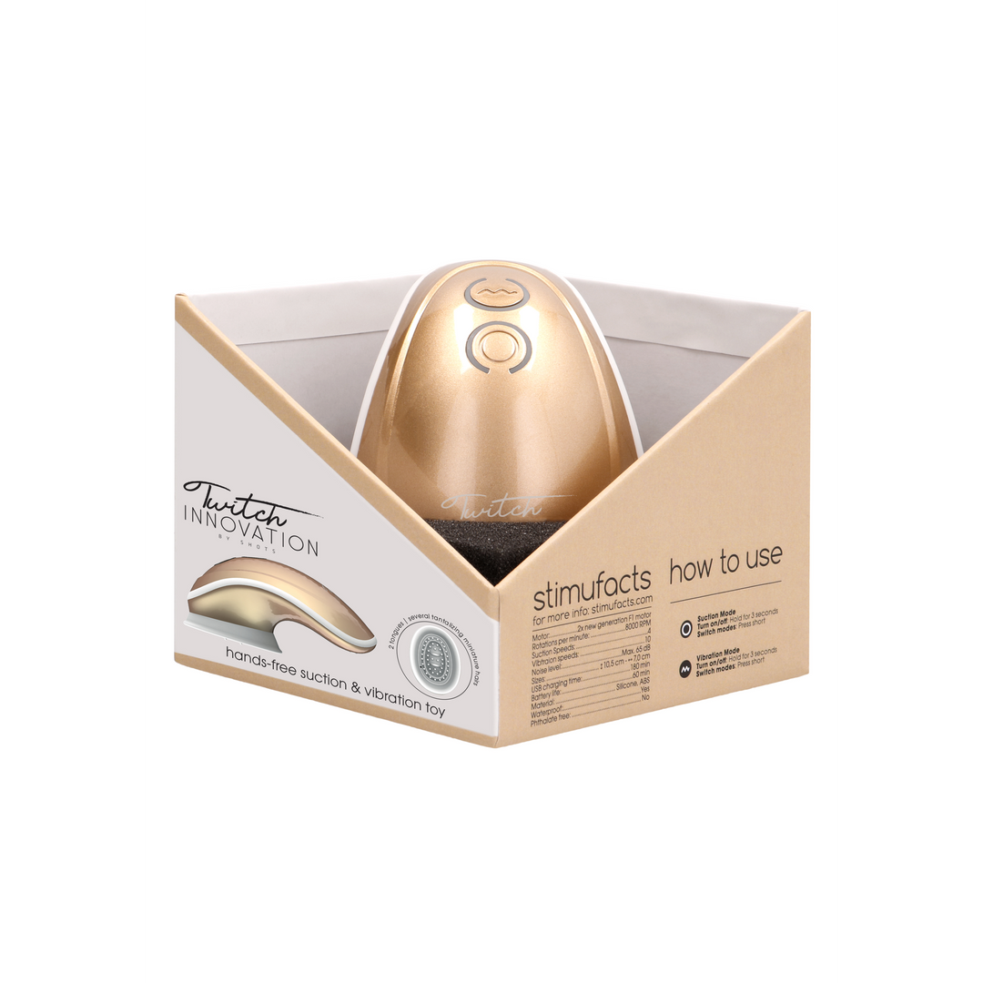 Twitch – Handsfree Zuig- en Vibratietoestel