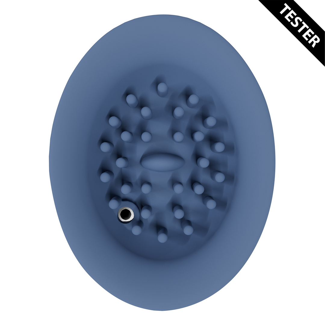 Twitch 3 - Rechargeable Vibrator and Suction - Blue/Grey - Tester