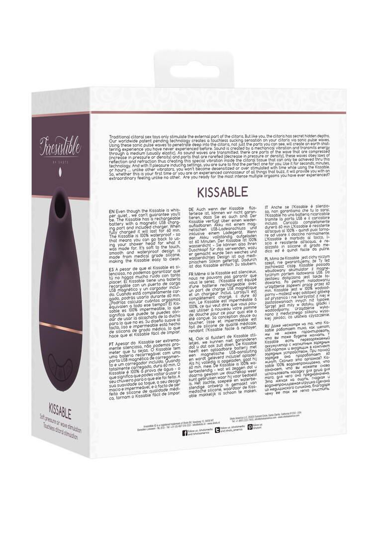 Kissable – Zuig Vibrator