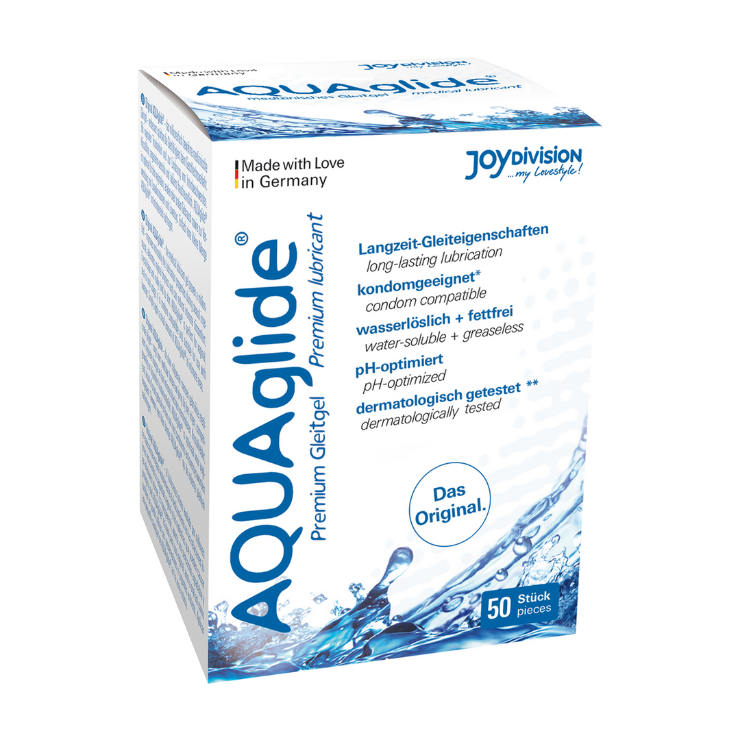 AQUAglide Neutral – Waterbased Anal Lubricant – Enkele Porties – 50 Stuks á 0.1 fl oz / 3 ml