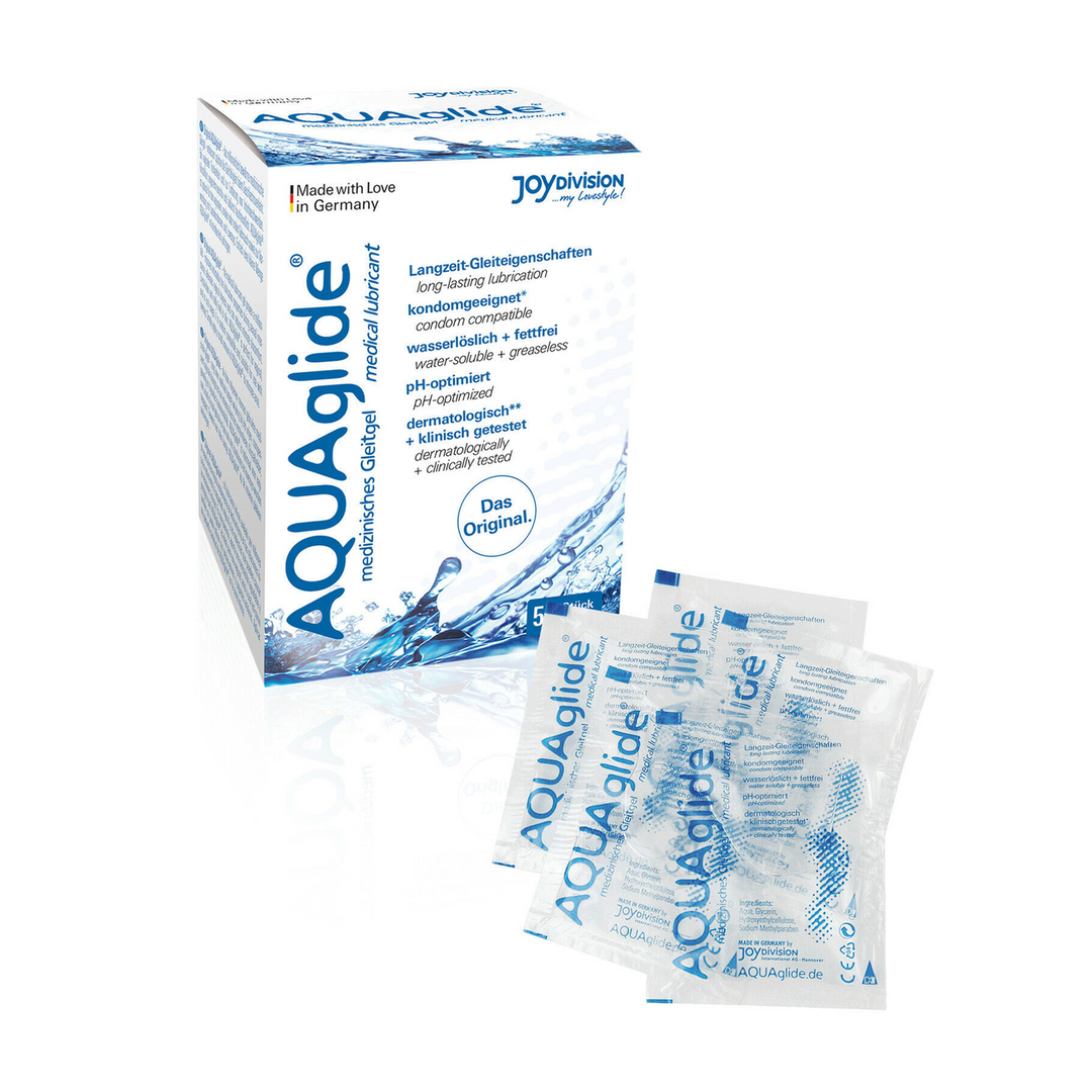 AQUAglide Neutral – Waterbased Anal Lubricant – Enkele Porties – 50 Stuks á 0.1 fl oz / 3 ml
