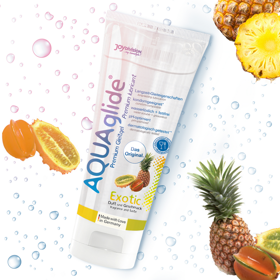 AQUAglide Neutral – Gearomatiseerde Waterbasis Glijmiddel – Exotisch – 3 fl oz / 100 ml