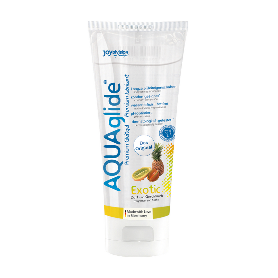 AQUAglide Neutral – Gearomatiseerde Waterbasis Glijmiddel – Exotisch – 3 fl oz / 100 ml