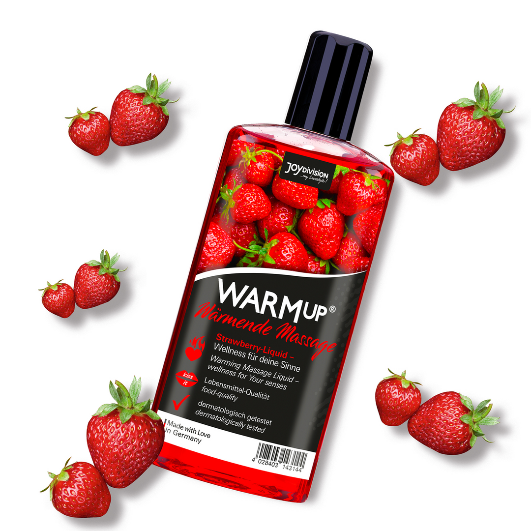 WARMup – Gearomatiseerde Verwarmende Glijmiddel – Aardbei – 5 fl oz / 150 ml