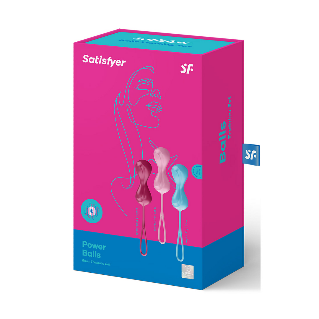 Power Balls – Kegel Balls – 3 Stuks – Turquoise/Rood/Roze