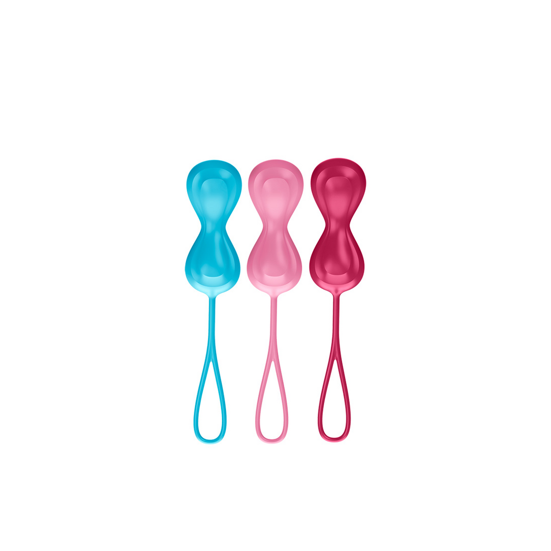Power Balls – Kegel Balls – 3 Stuks – Turquoise/Rood/Roze
