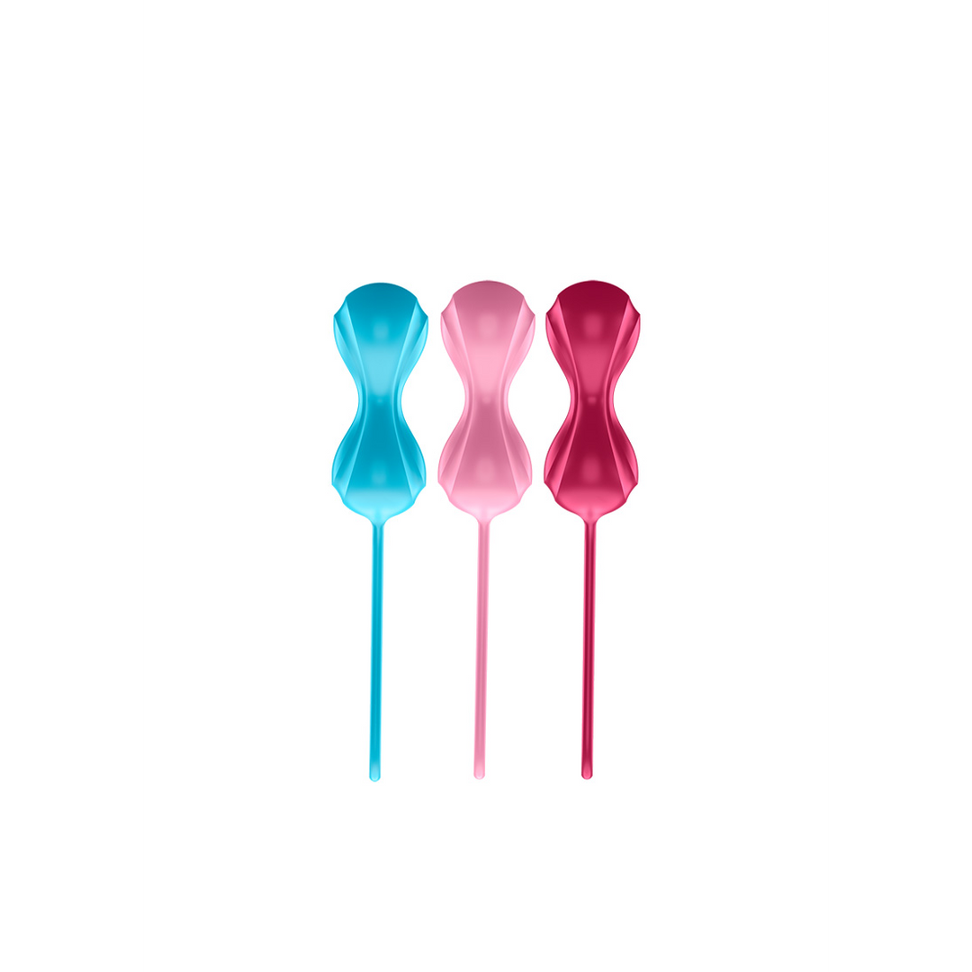 Power Balls – Kegel Balls – 3 Stuks – Turquoise/Rood/Roze