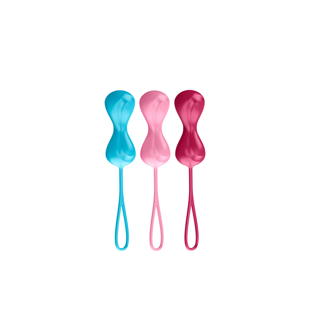 Power Balls – Kegel Balls – 3 Stuks – Turquoise/Rood/Roze