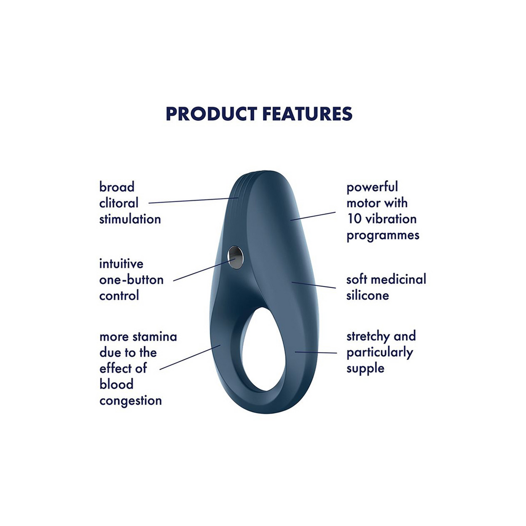 Rocket Ring – Vibrerende Cockring – Donkerblauw
