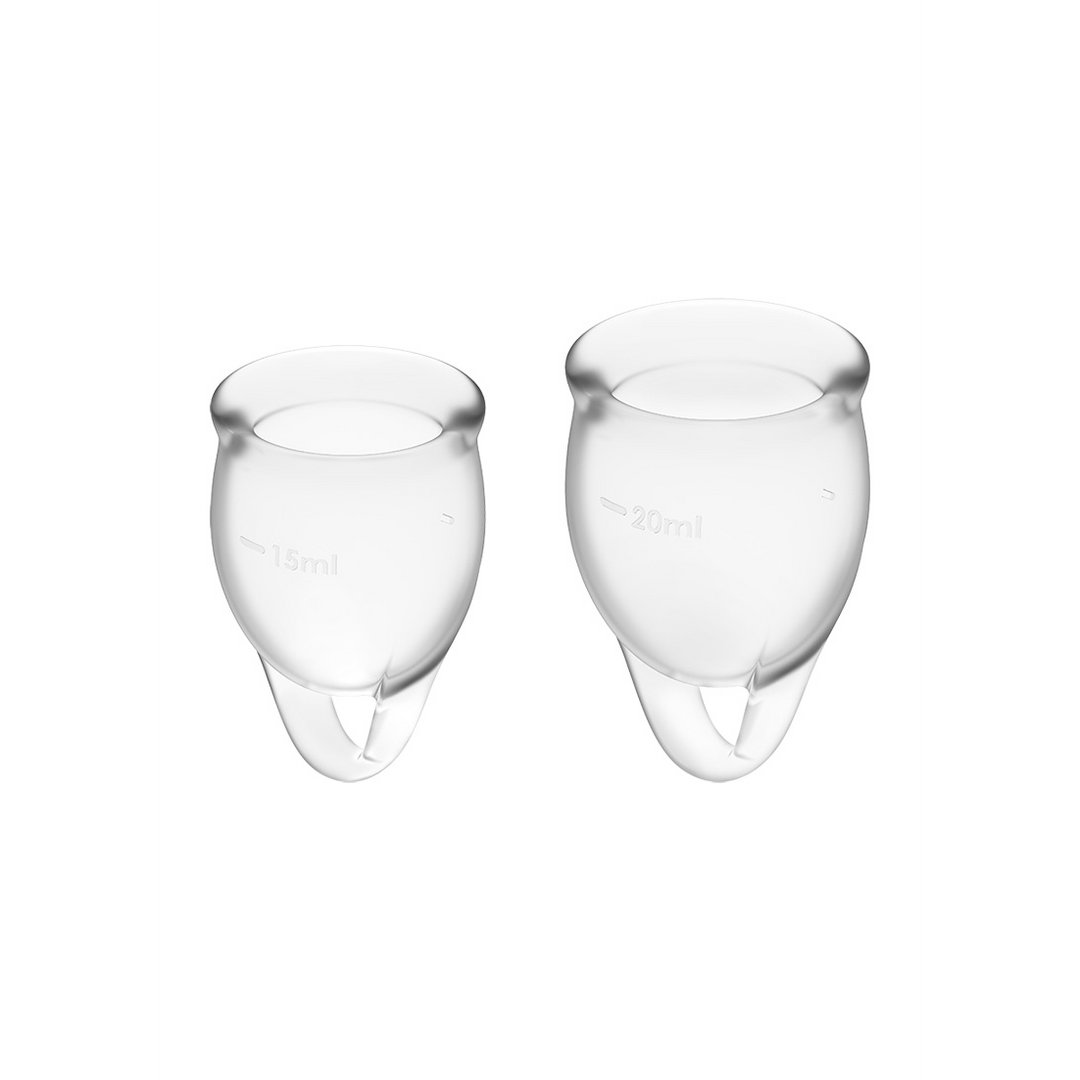 Voel je Zeker – Menstruatiecup – Transparant