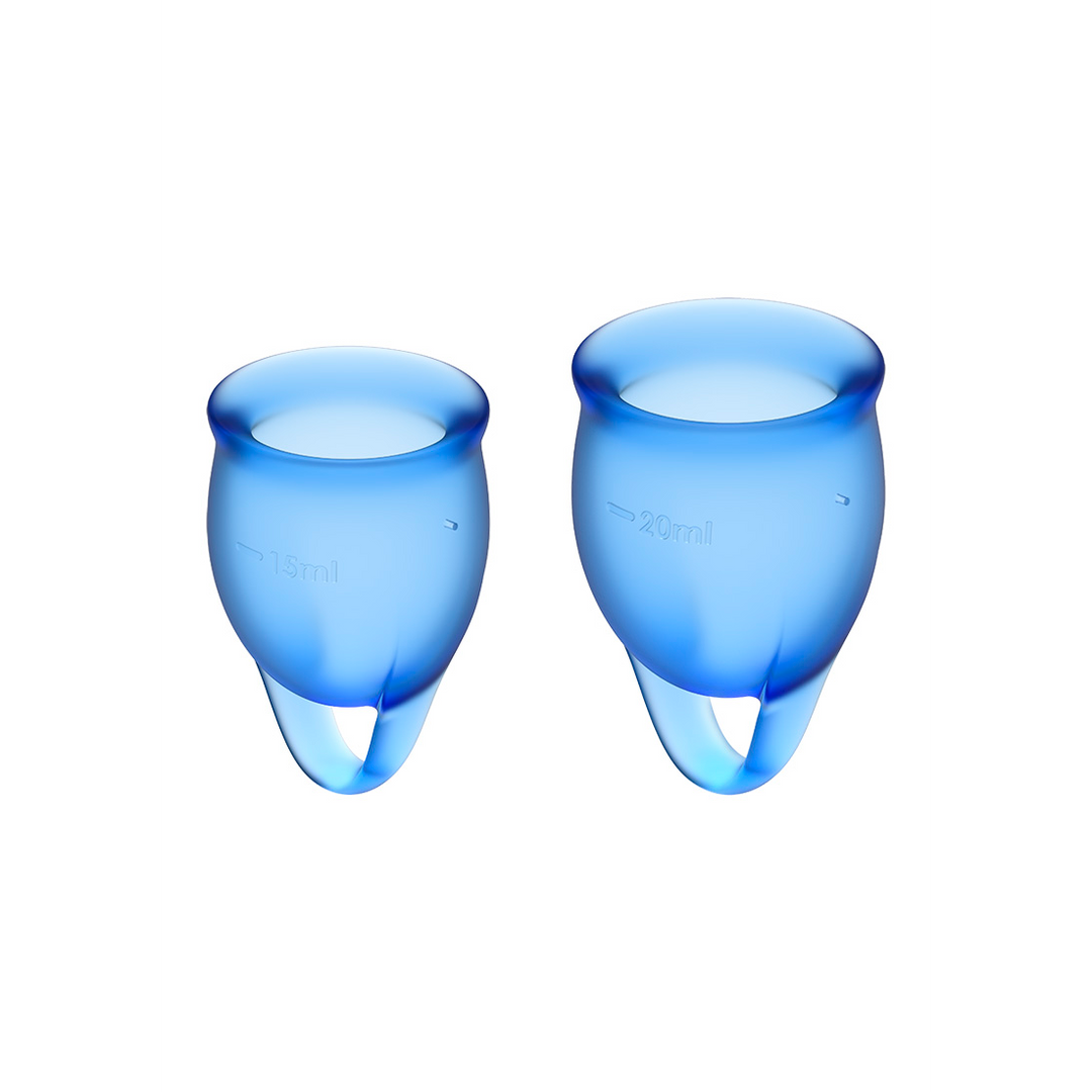 Voel je Zeker – Menstruatiecup – Donkerblauw