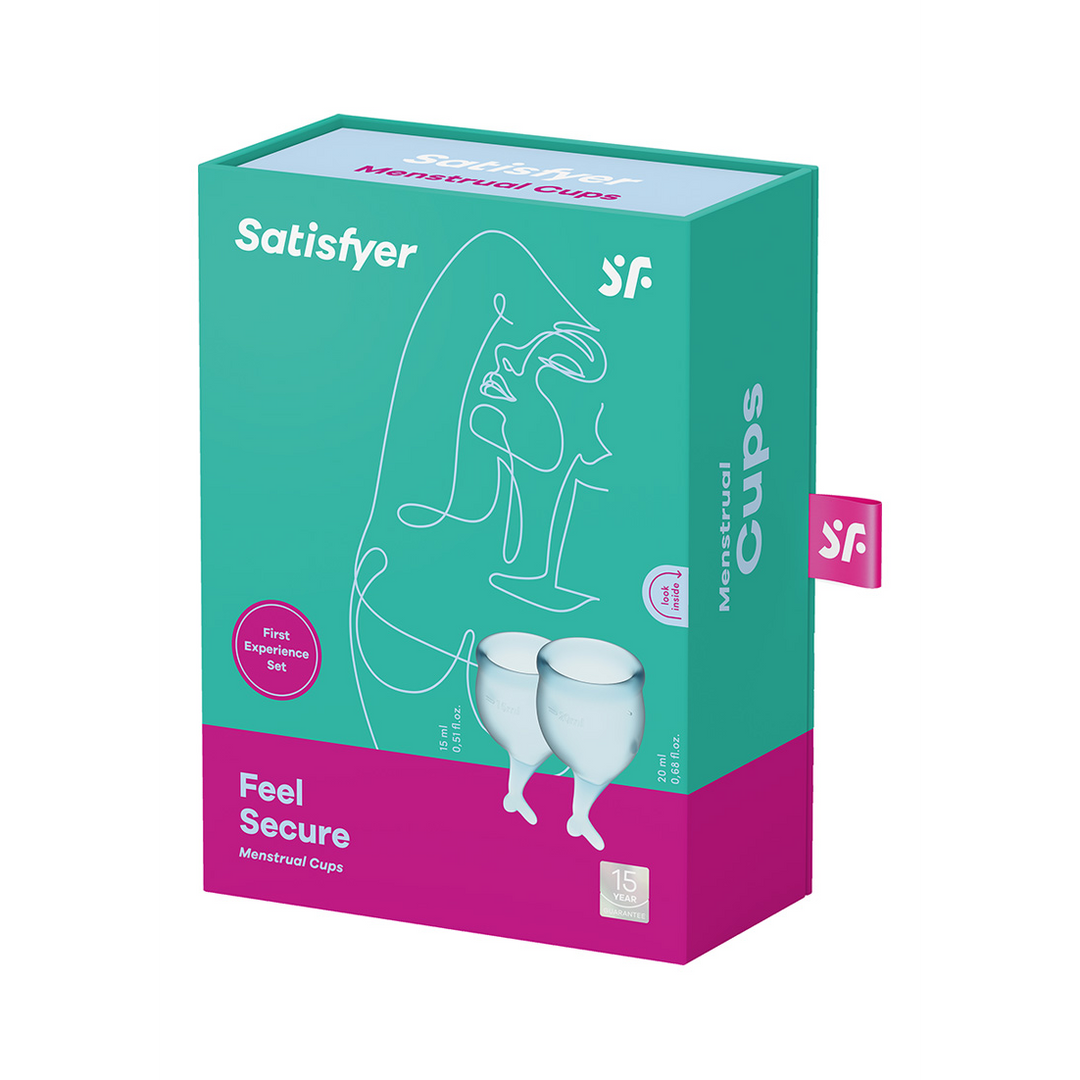 Feel Secure – Menstrual Cup – Light Blue