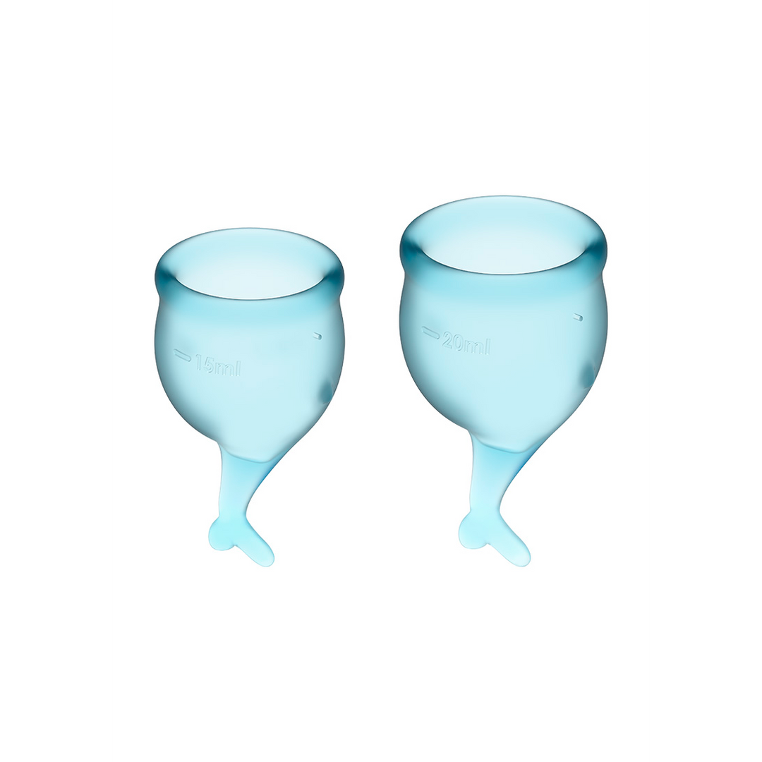 Feel Secure – Menstrual Cup – Light Blue