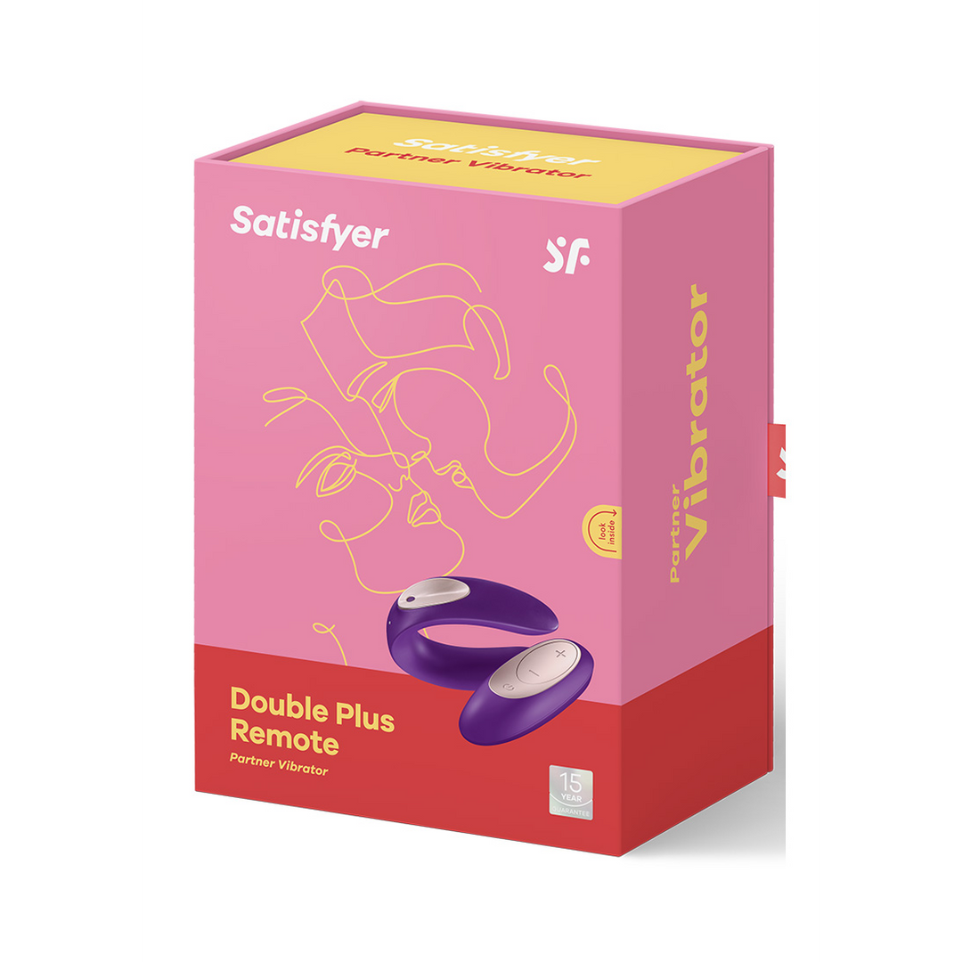 Double Plus – Remote Partner Vibrator – Paars