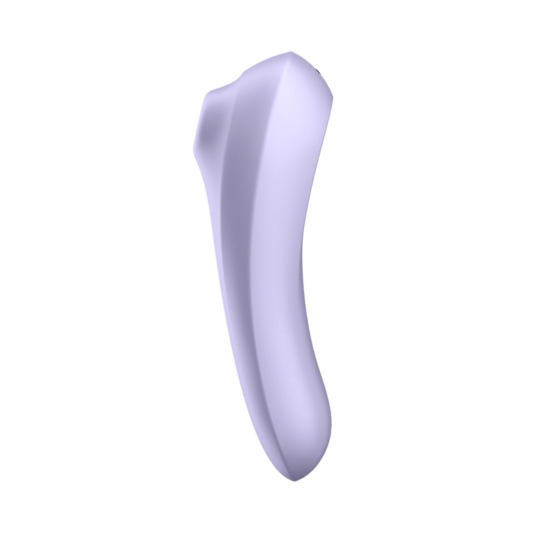Dual Pleasure – Air Pulse Vibrator – Mauve