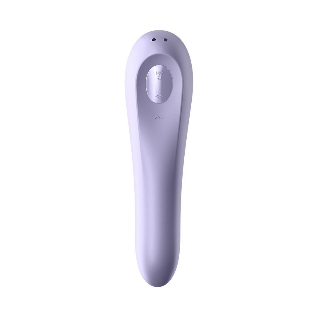 Dual Pleasure – Air Pulse Vibrator – Mauve