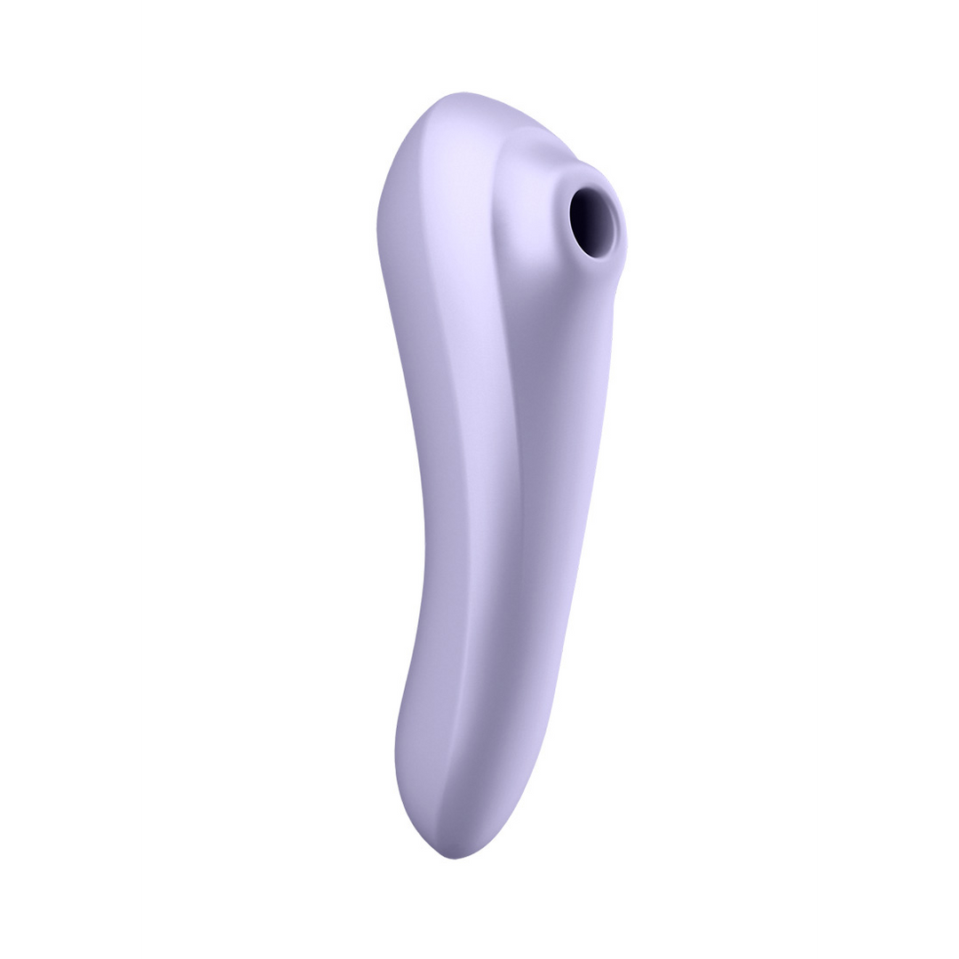 Dual Pleasure – Air Pulse Vibrator – Mauve