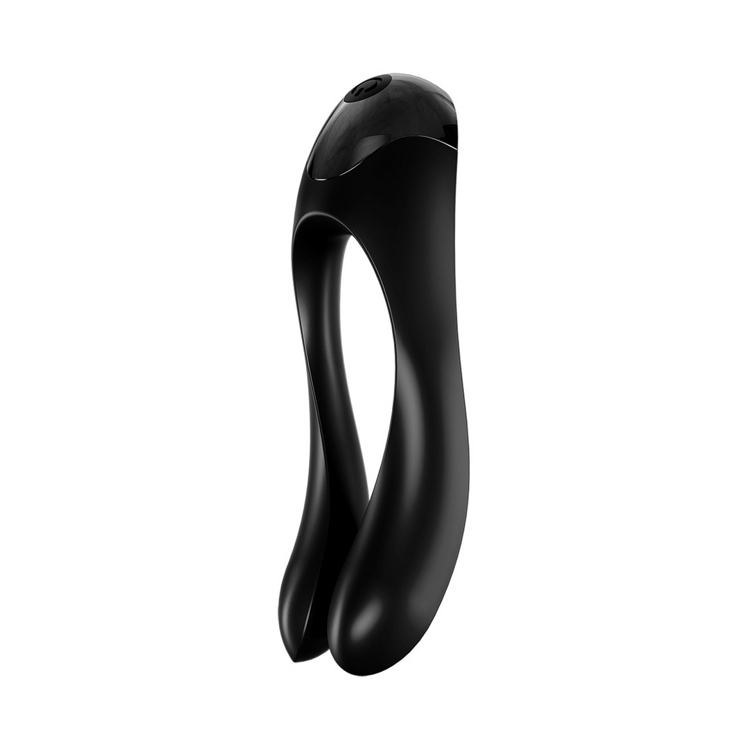 Candy Cane – Vinger Vibrator voor Intieme Zones – Zwart