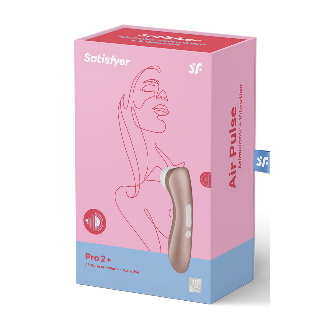 Pro 2Plus – Airpulse Stimulator en Vibration – Licht Goud