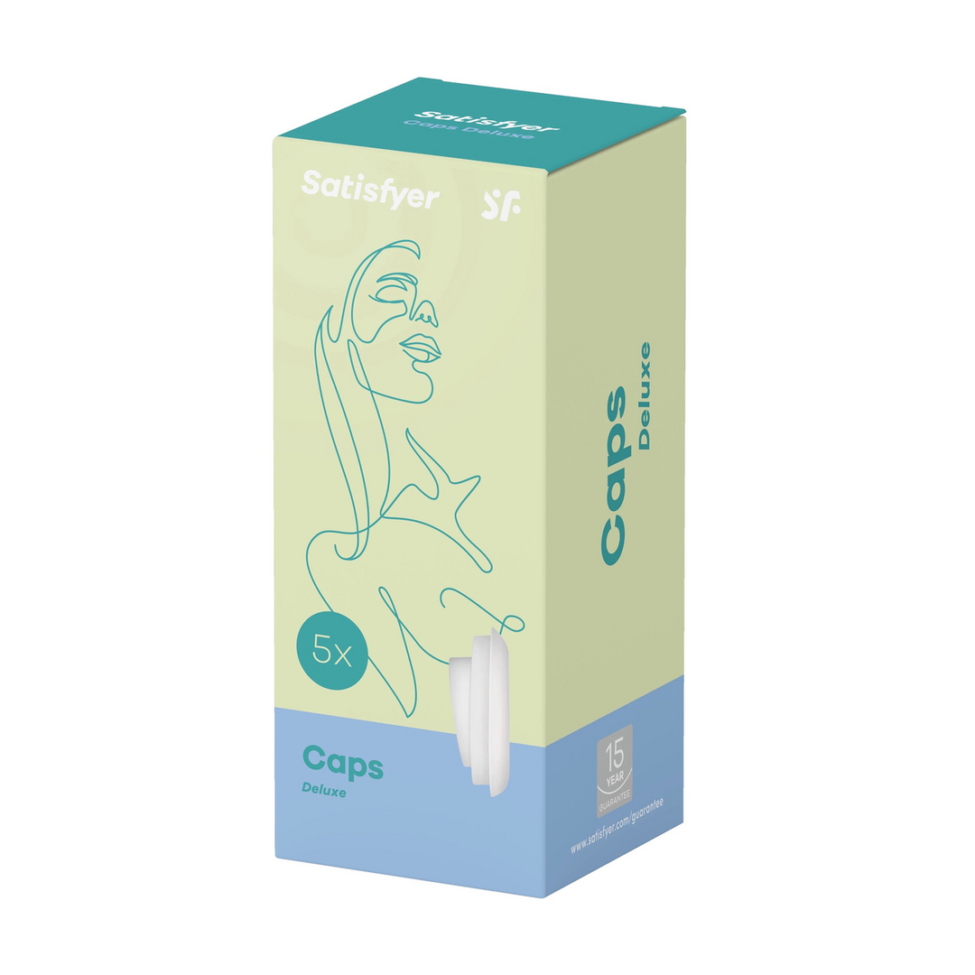 Deluxe – Climax Tips voor Air Pulse Stimulator – Wit