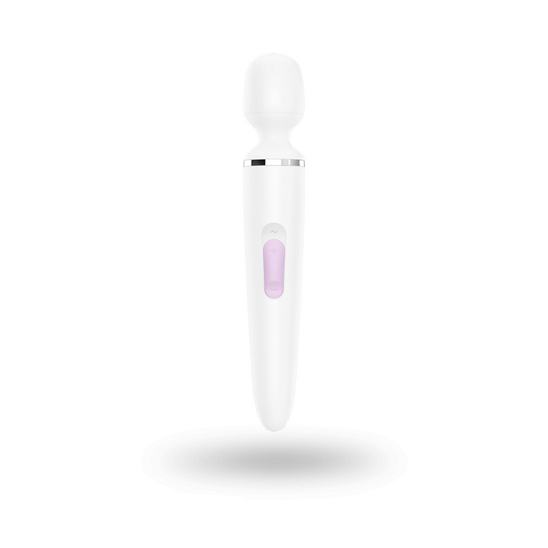 Wand-er Woman – Wand Vibrator – Wit/Chroom
