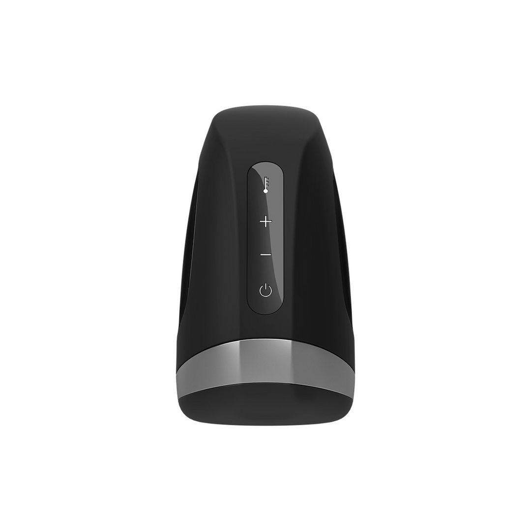 Mannen Heat Vibration – Verwarmende en Vibrerende Masturbator – Zwart