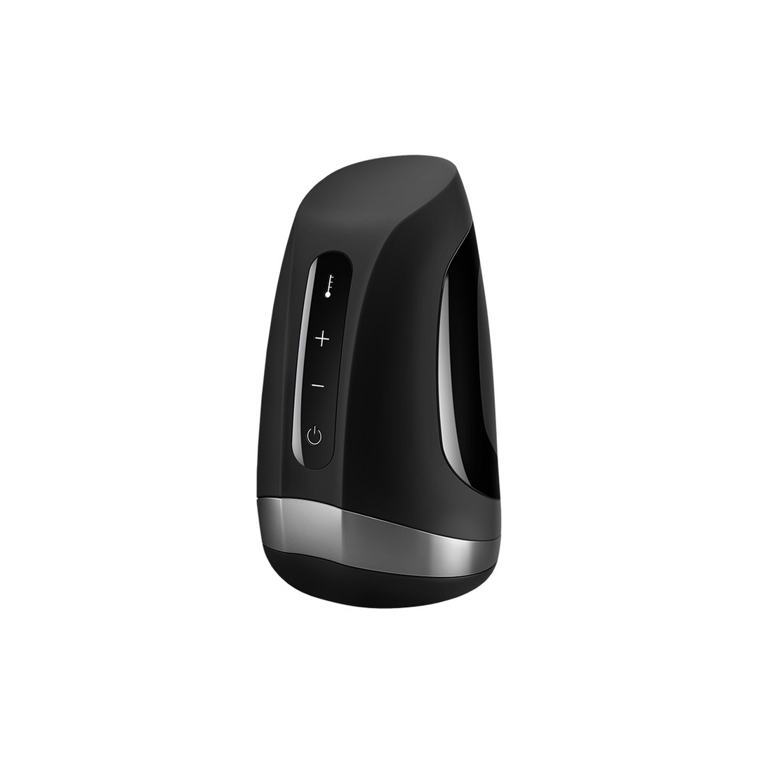 Mannen Heat Vibration – Verwarmende en Vibrerende Masturbator – Zwart