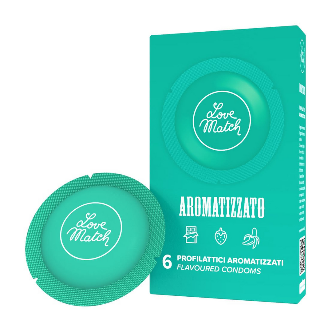 Aromatizzato – Flavored Condoms – 6 Stuks