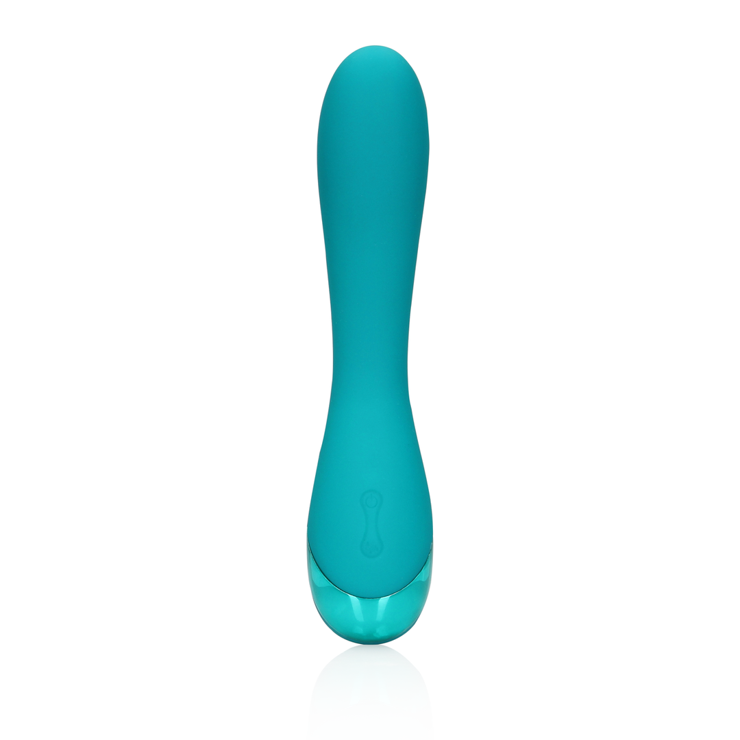 Glad Siliconen G-Spot Vibrator – Teal Blauw