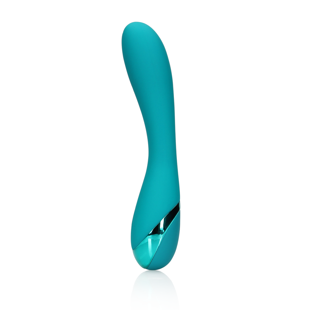 Glad Siliconen G-Spot Vibrator – Teal Blauw