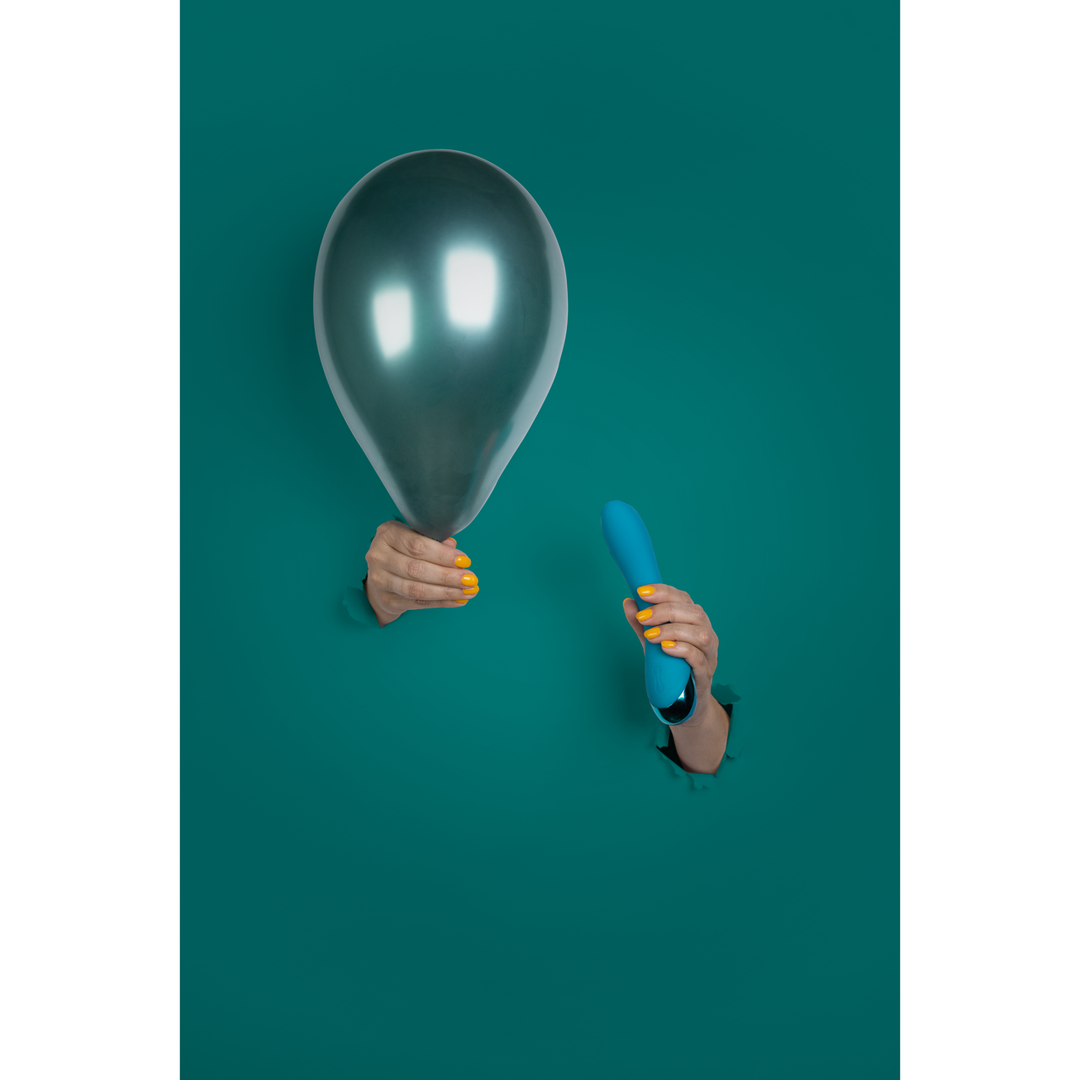 Glad Siliconen G-Spot Vibrator – Teal Blauw
