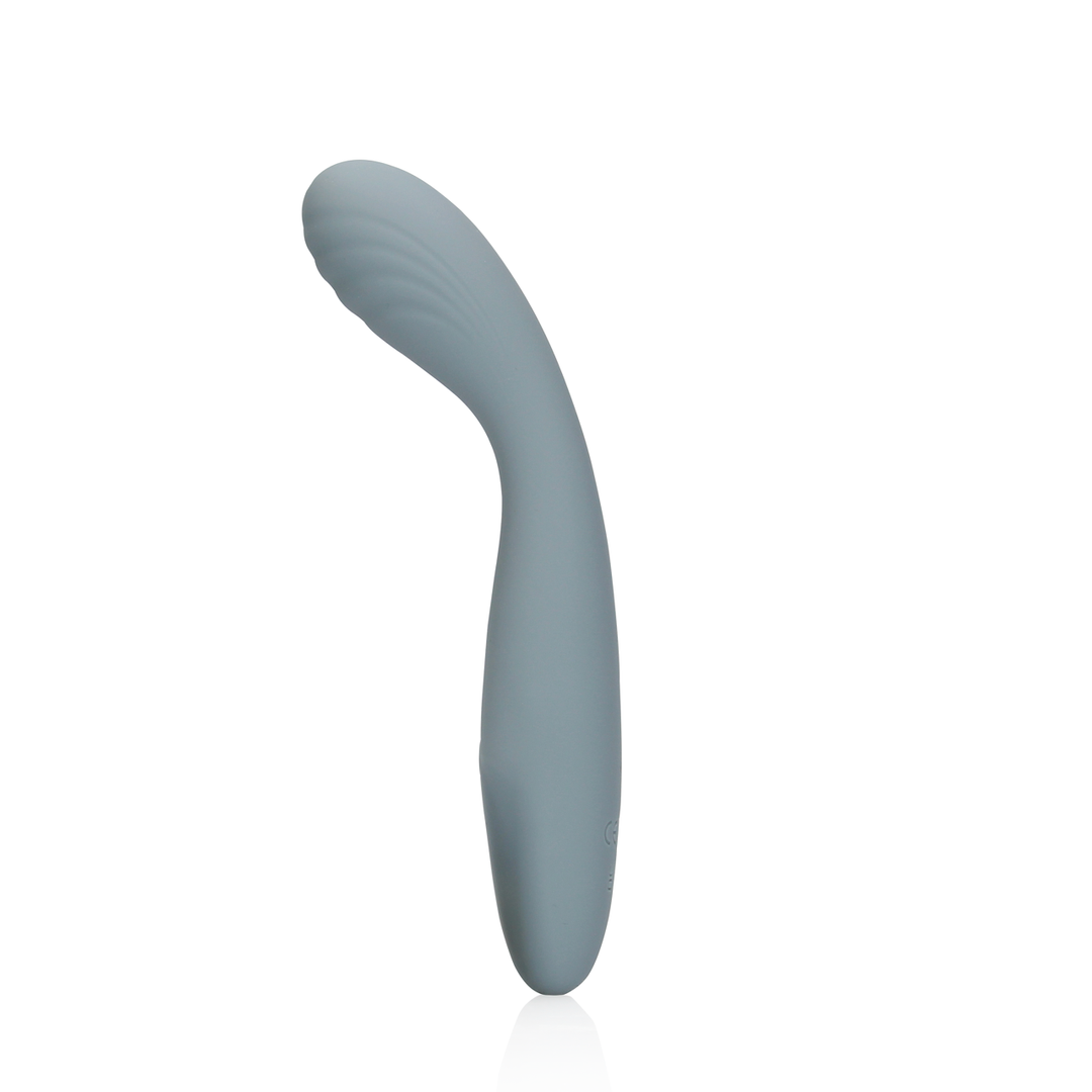 Ultra Soft Silicone G-Spot Vibrator – Basalt Grijs