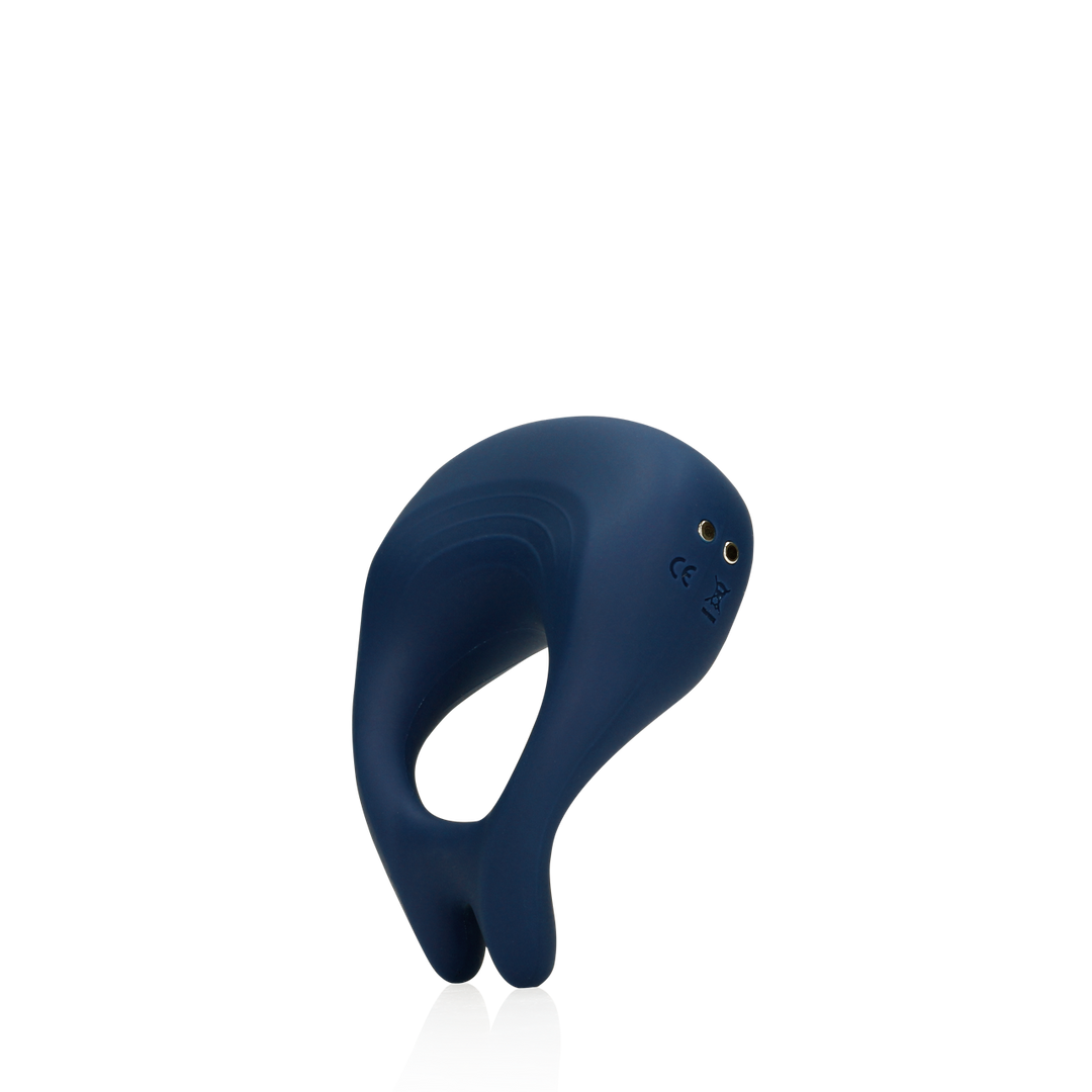 Puntige Vibrerende Cockring – Baltisch Blauw