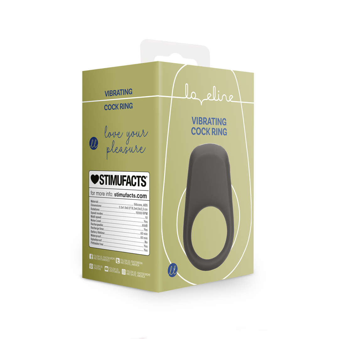 Vibrerende Cockring – Dropzwart