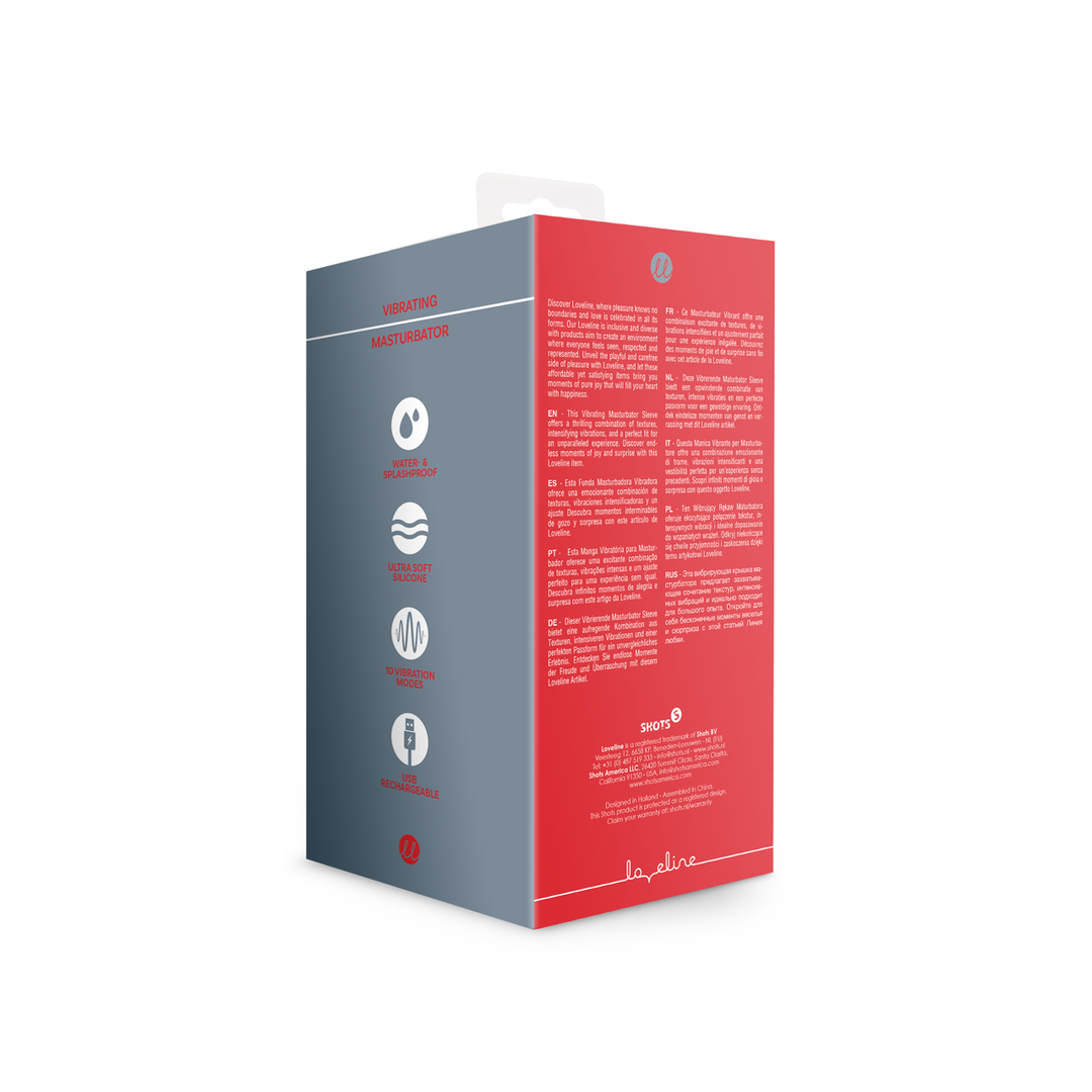 Vibrerende Masturbator Sleeve – Licoorzwart